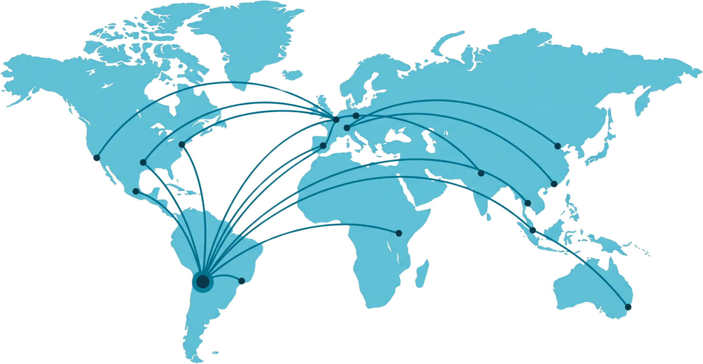 Mapa de presencia de IDE Consultores